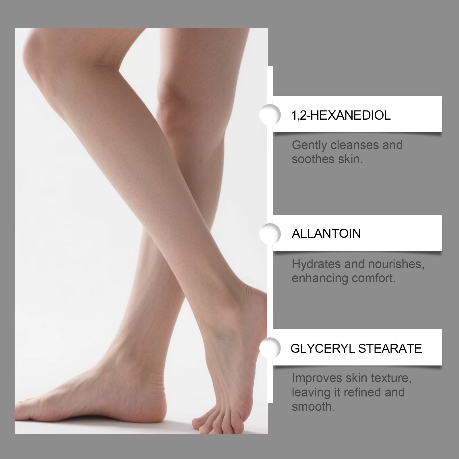 Crème corporelle exfoliante au riz noir coréen