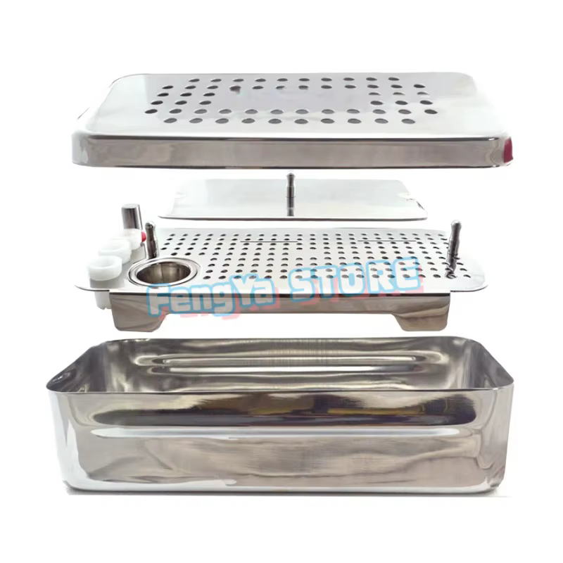 1 Ensemble de Boîtes PRF GRF Dentaires en Acier Inoxydable pour Plaques d'Implants, Boîte de Fibrine Riche, Boîte PRF Odontologie, Boîte PRF pour Implants Dentaires
