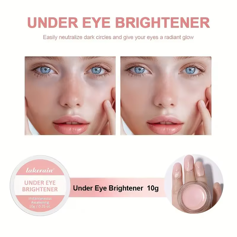 Correcteur éclaircissant hydratant pour les yeux et crème contre le contour
