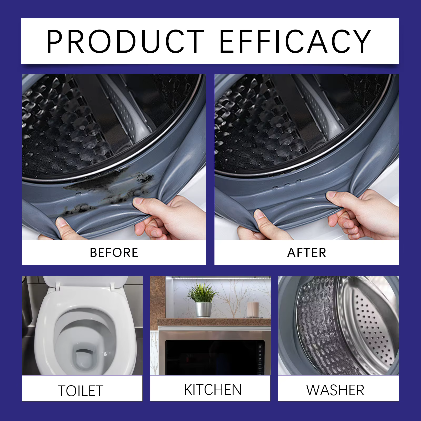 Nettoyeur de taches domestique, Gel dissolvant de force professionnel, Gel répulsif anti-moisissure polyvalent pour machine à laver et toilettes