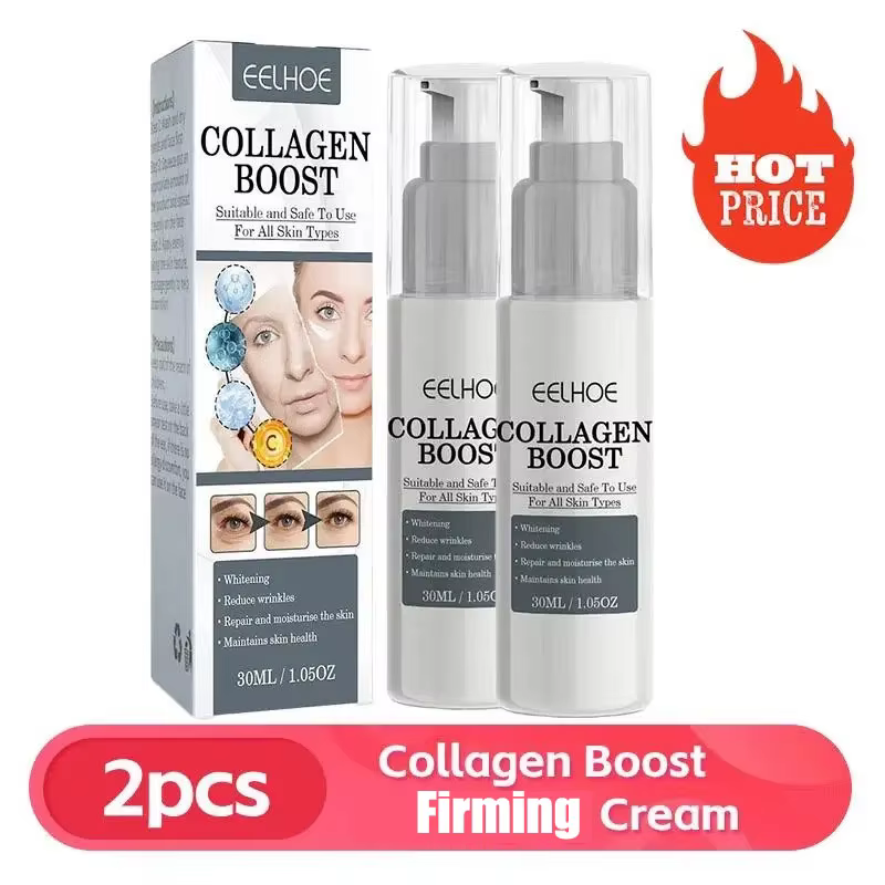 1/2/3 pièces 30ml collagène Boost raffermissant Essence crème estompe les ridules visage éclaircissant sérum