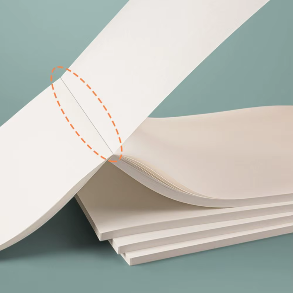 Papier de calcul beige vierge pour la protection des yeux, cahier A4 B5, fournitures d'étude et de peinture, 40/100 feuilles, brouillon, grilles