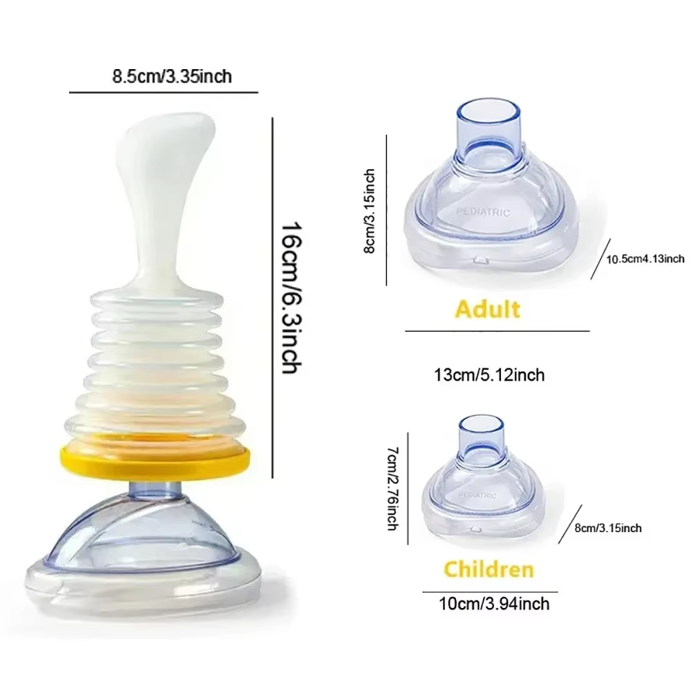 Dispositif de sauvetage par étouffement, Kit de premiers secours pour adultes et enfants, dispositif de sauvetage d'asphyxie LifVac, dispositif Portable d'étouffement de premiers secours, 4/3 pièces