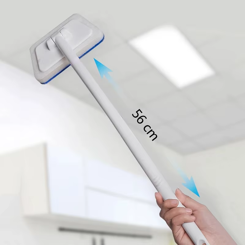 Brosse de nettoyage d'éponge de salle de bain, outil multifonctionnel, brosses de baignoire amovibles à Long manche pour sol domestique, brosse pour carrelage en céramique