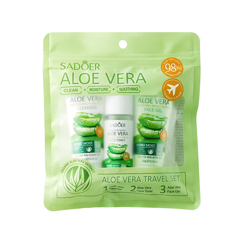 Ensemble de soins pour la peau du visage nettoyant