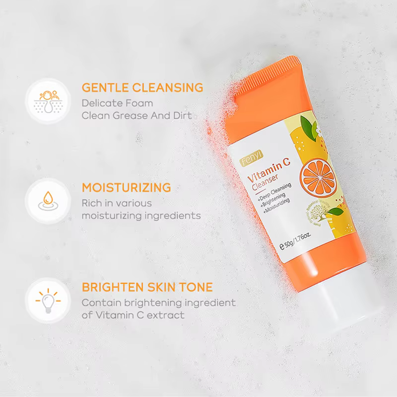 Nettoyant pour le visage à la vitamine C