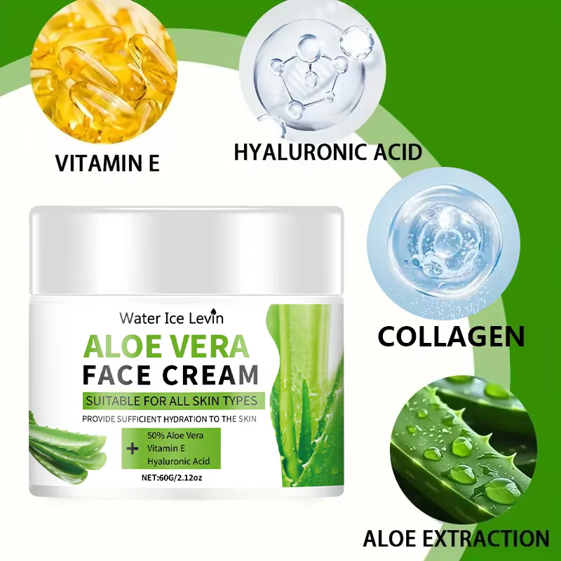 Crème pour le visage à l'aloe vera