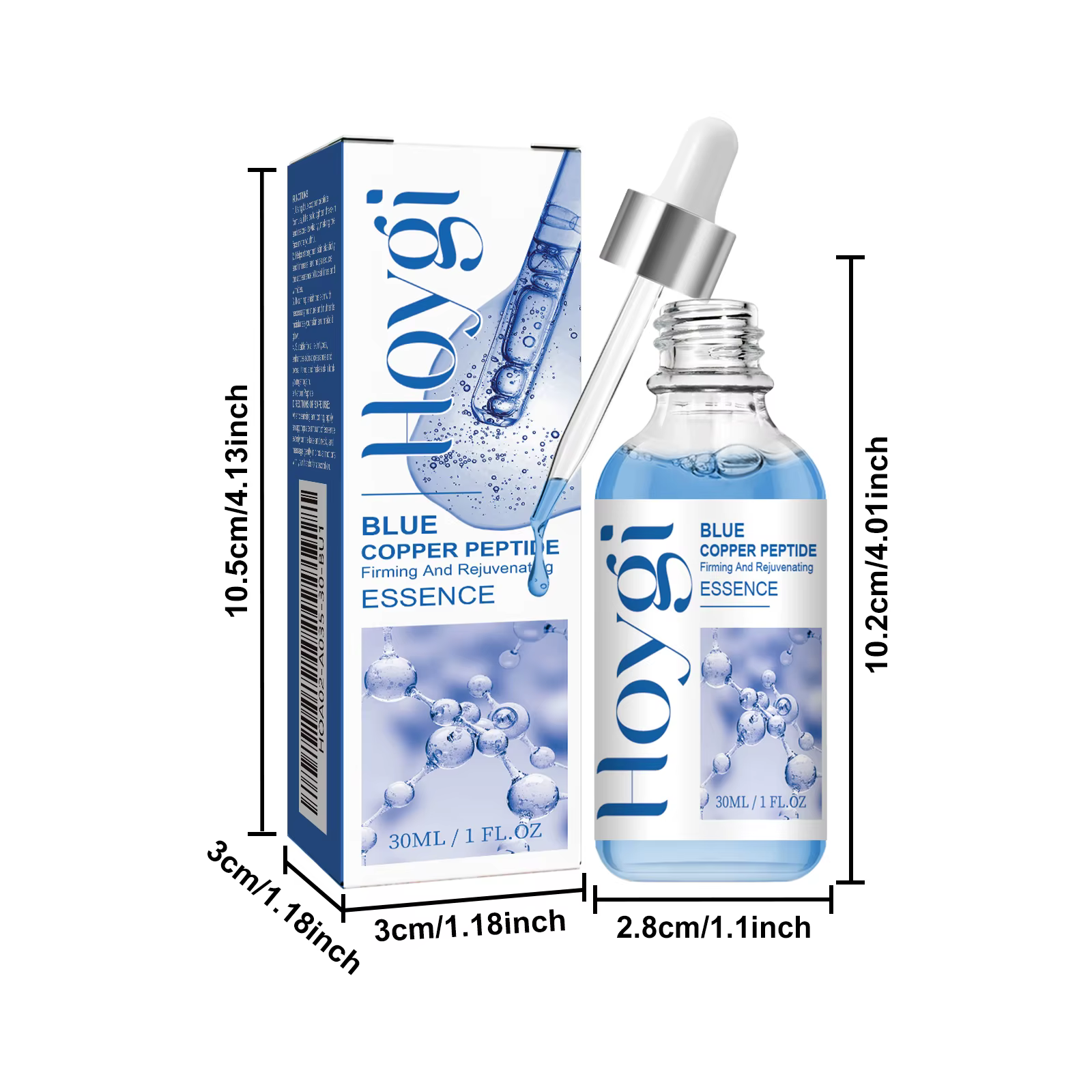 Essence raffermissante au cuivre bleu