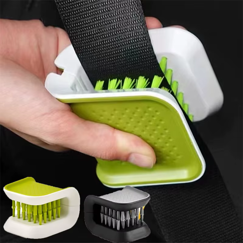 Brosse Pliante en Forme de U Réversible pour Livres, Siège de Voiture, Nik, Ceinture de Sécurité, Produits d'Entretien, 1 Pièce