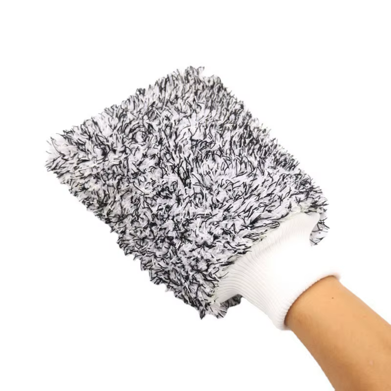 Gants de lavage de voiture en microcarence douce, haute densité, sans rayures, accessoires de lavage de voiture, livres