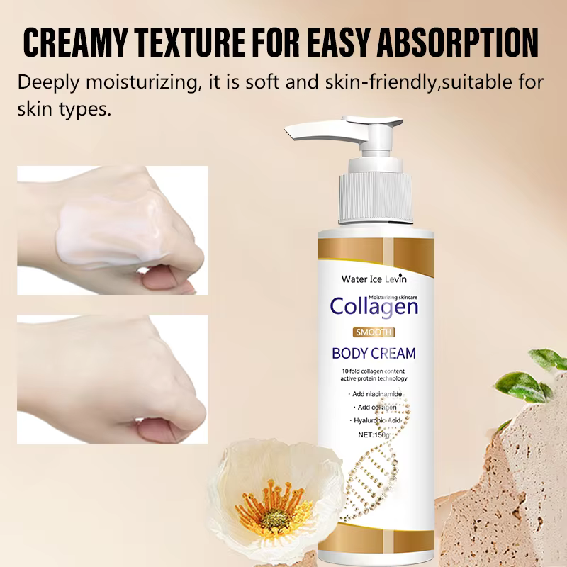 Crème hydratante raffermissante au collagène