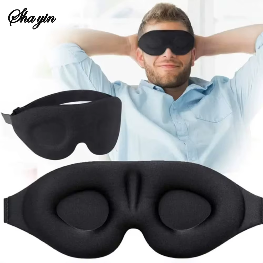 Masque pour les yeux 3D réglable adapté aux hommes et aux femmes sans pression