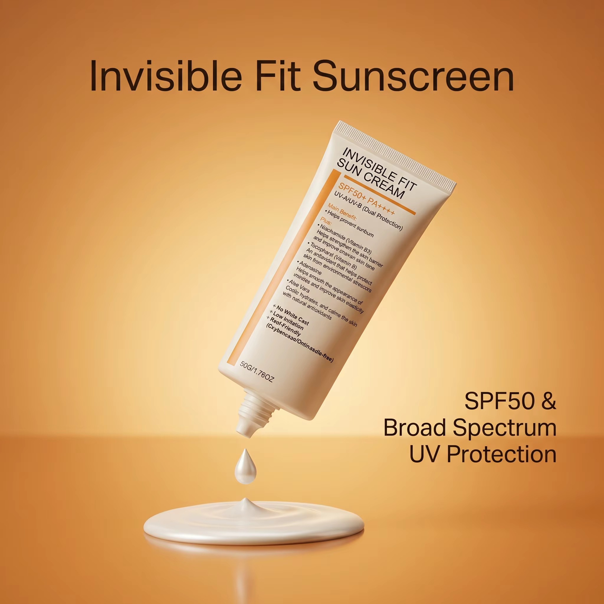 Crème solaire Invisible Fit SPF50