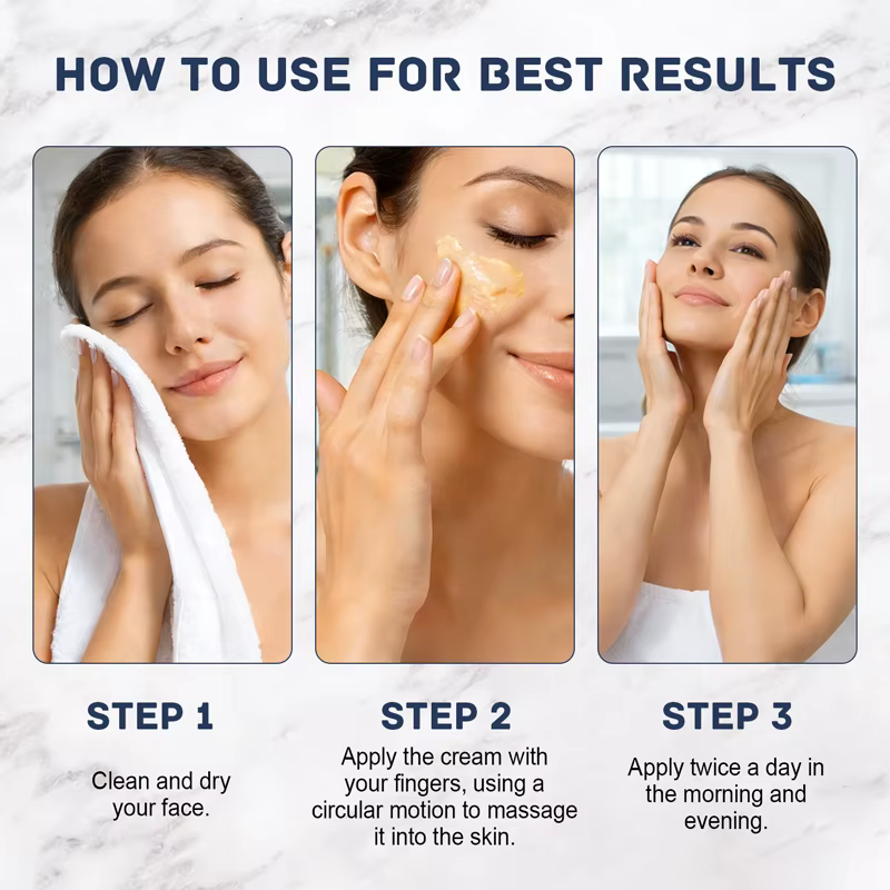 Crème hydratante pour le visage anti-rides au polypeptide 50g