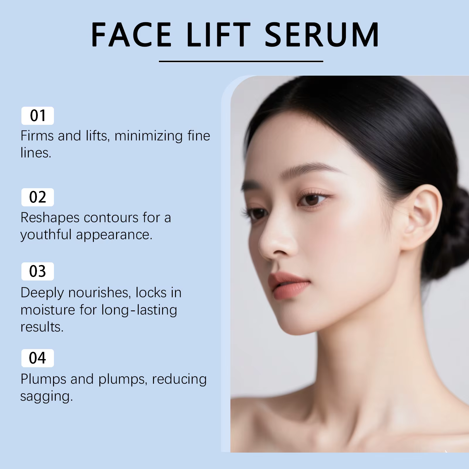 Sérum liftant instantané pour le visage