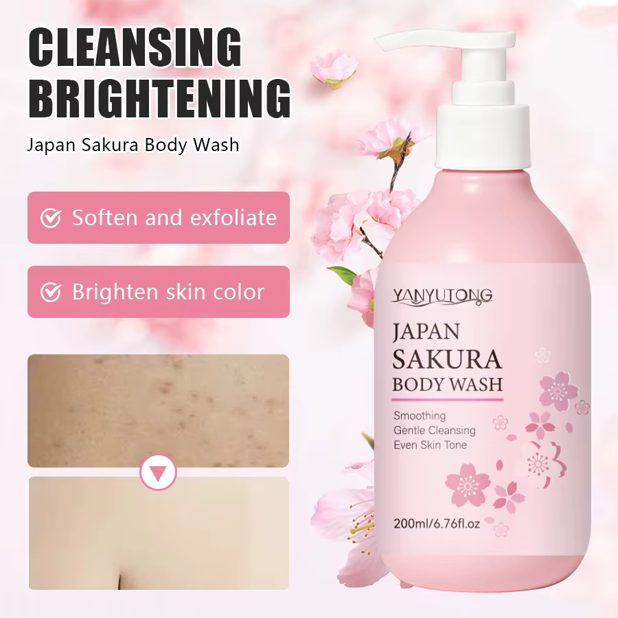 Sakura Gel douche longue hydratant lisse parfum