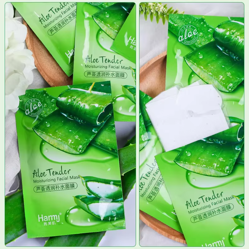 Masque facial en Gel d'aloe Vera naturel