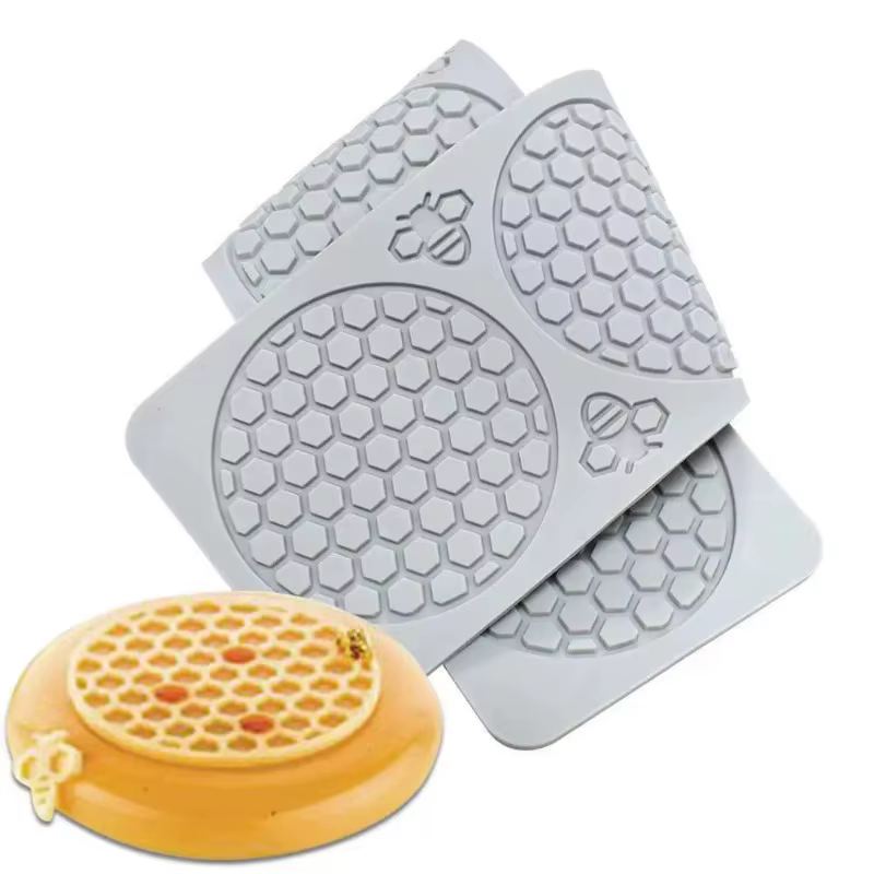 Moule à gâteau Mousse en nid d'abeille, bricolage, chocolat, Dessert français, décoration, cuisson, moule en Silicone, outil de cuisson de cuisine