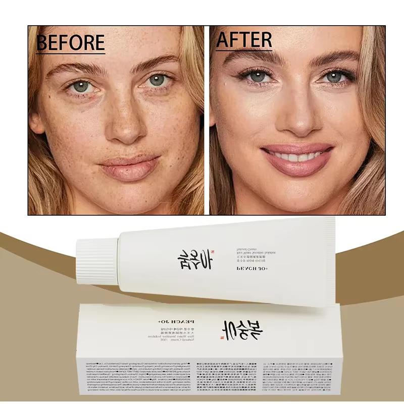 Crème Coréenne à l'Extrait de Riz SPF50+ Hydratante