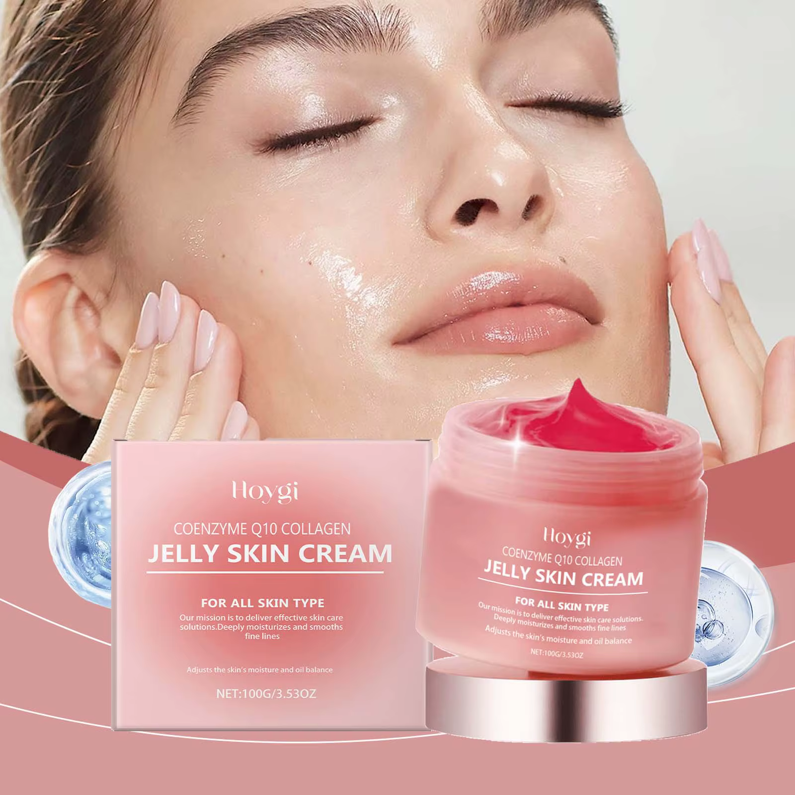 Crème de gelée de collagène