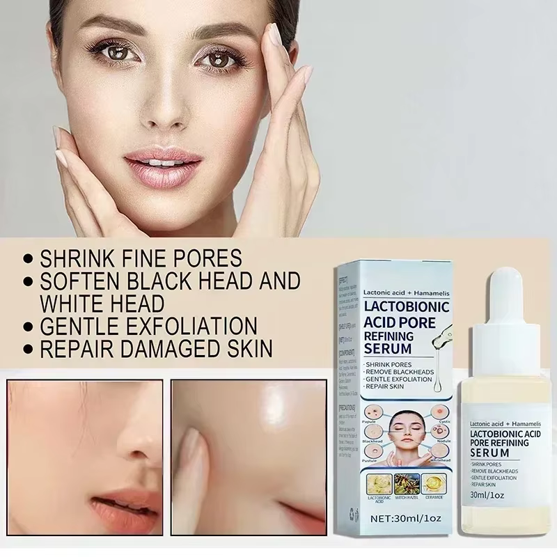 Sérum rétrécissement des pores à l'acide lactobionique