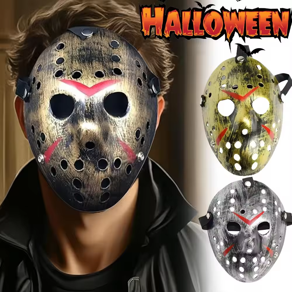 Cadeau film masque de hockey Jason Voorhees vendredi 13ème masque d'horreur effrayant Halloween fête Cosplay masques pour hommes adultes Halloween