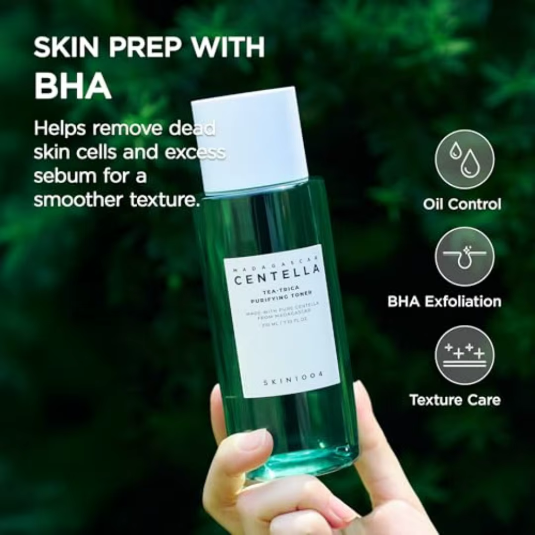 Tonique Purifiant SKIN1004 Tea-Trica 210ml Centella Asiatica de Madagascar Soin des Pores Contrôle du Sébum Éliminateur