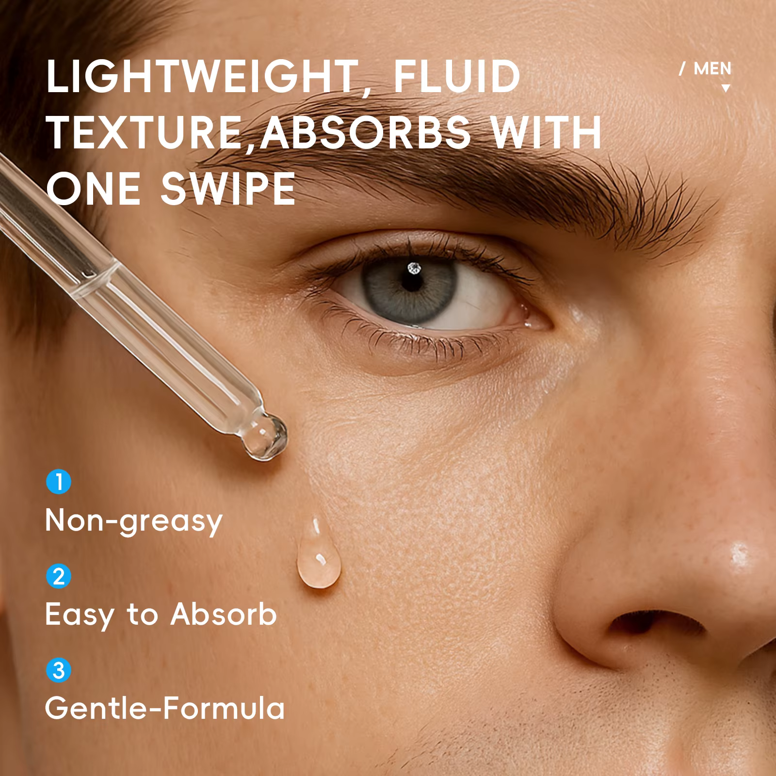 Sérum facial hydratant et raffermissant LAIKOU pour hommes 30 ml