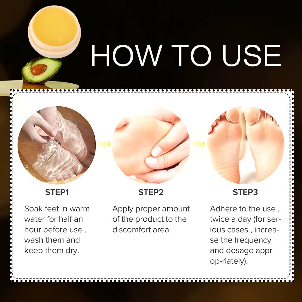 Baume hydratant intensive pour peau craquelée – Crème ultra hydratante pour pieds et mains pour talons secs et rugueux