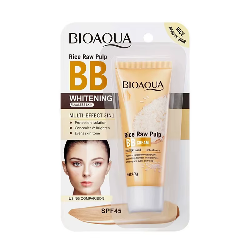 Nouvelle crème BB hydratante à la poudre de riz BIOAOUA