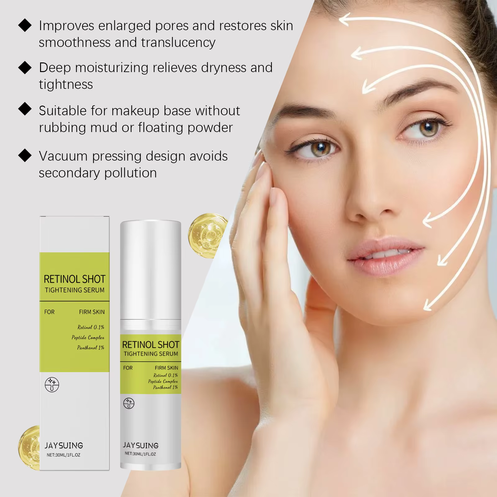 Sérum Anti-âge pour le visage au rétinol