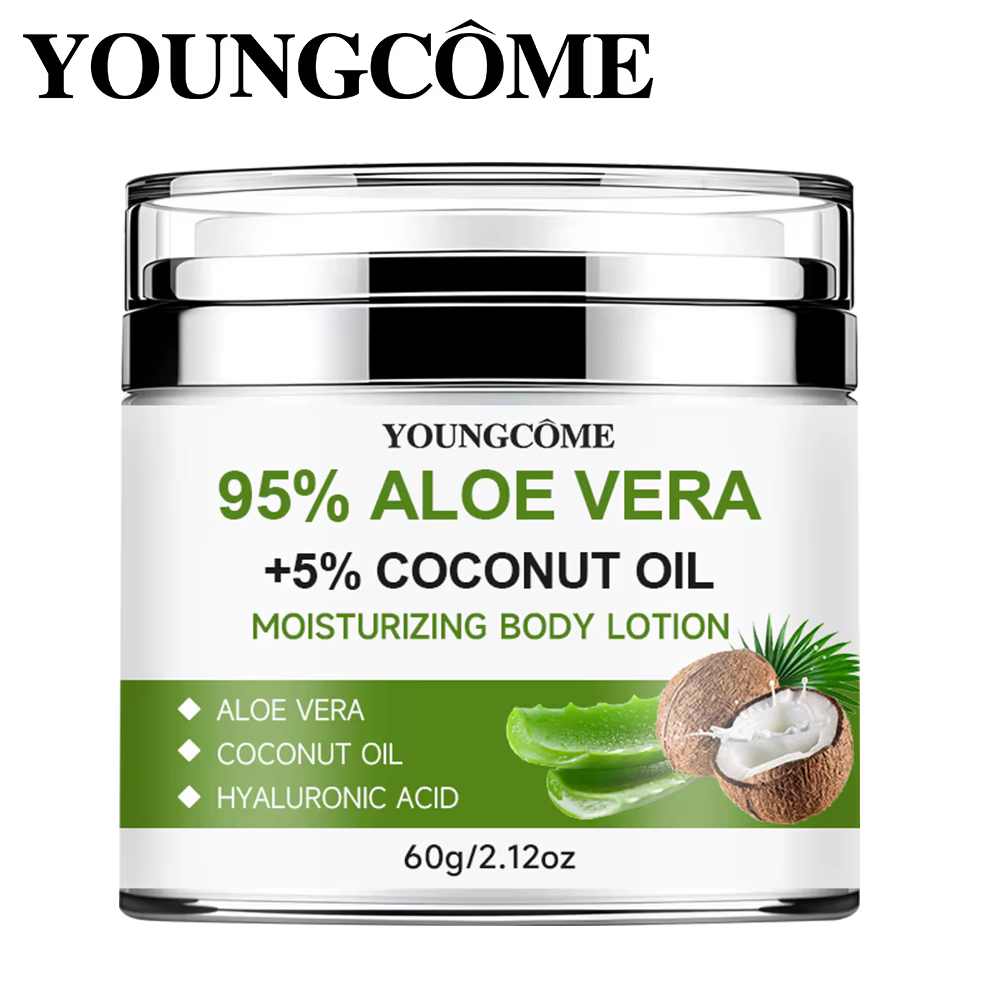 YOUNGCOME Hydratant à l'aloe vera riche en acide salicylique pour hydrater la peau sèche Soins du visage et du corps Anti-âge Fade Fine Line