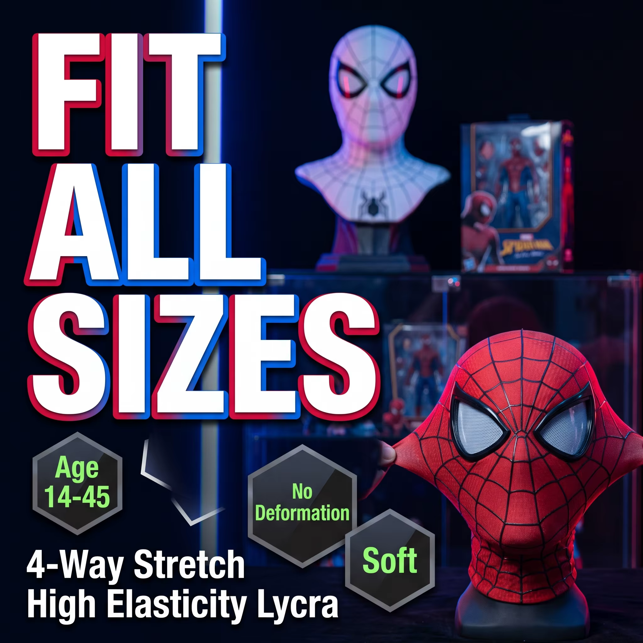 Nouveau masque artisanal de haute qualité de Spider-Man 2, version Spiderman Garfield de Peter Parker, pour Halloween, cadeau de Noël