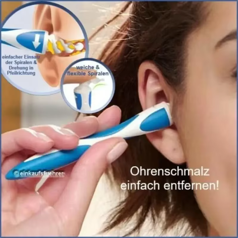 Nettoyeur d'oreille en spirale, ensemble de cuillères en Silicone avec 32 spirales en Silicone pour dissolvant de cire personnel, nettoyage de beauté, outils de soins de santé