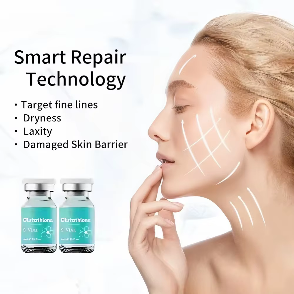 Ampoule d'essence de glutathion 4 ml × 5 - Sérum facial hydratant en profondeur pour éclaircir et raffermir