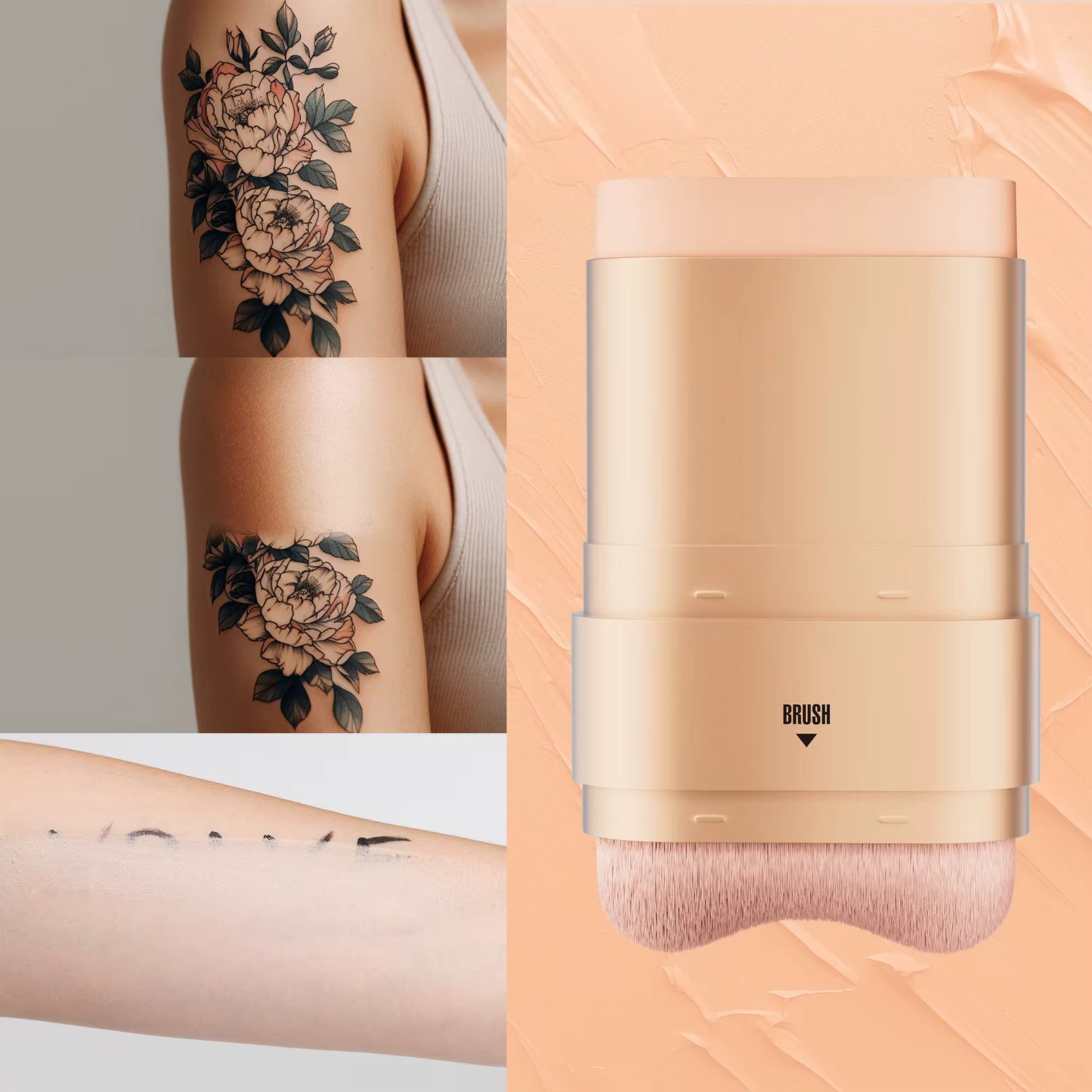 Correcteur quatre couleurs pour couvrir les cernes