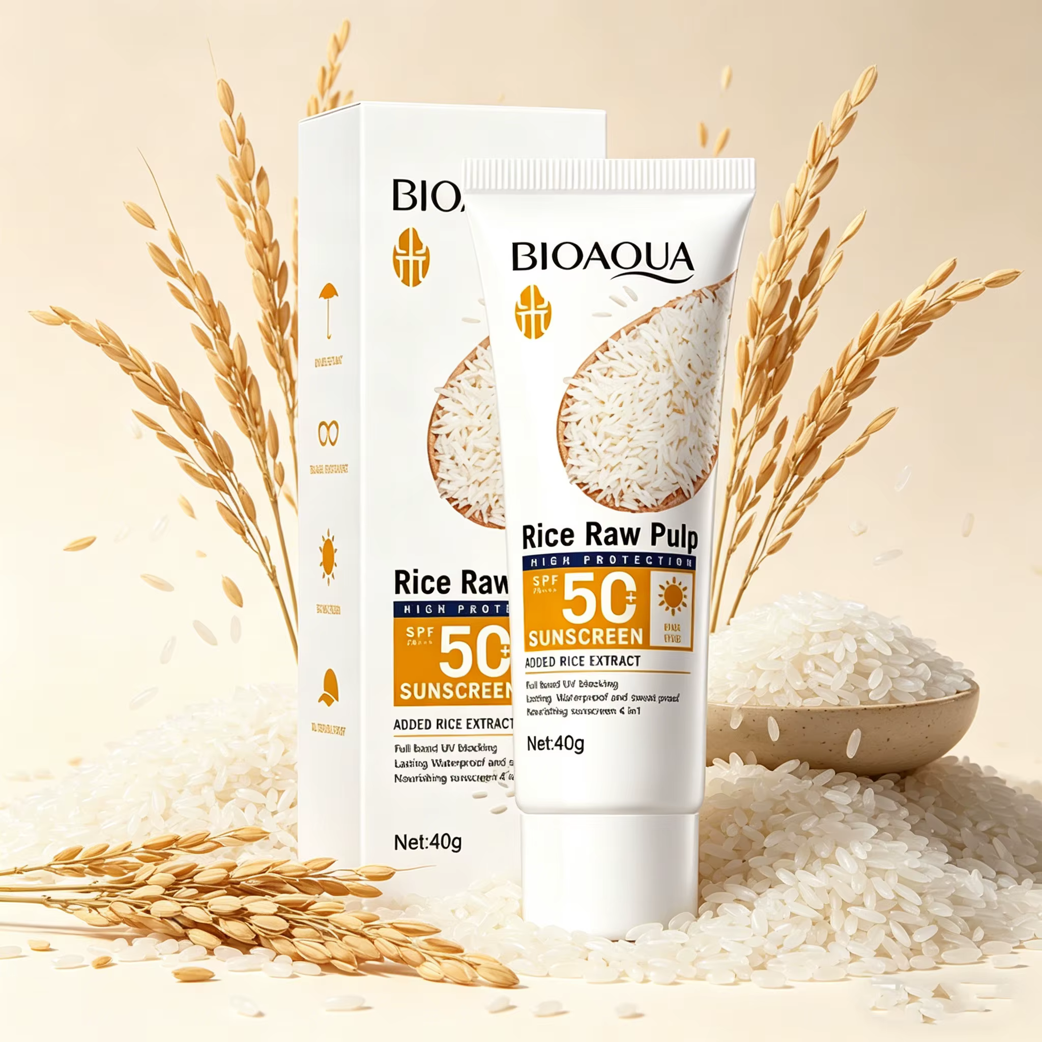 Crème solaire pour le visage SPF 50+