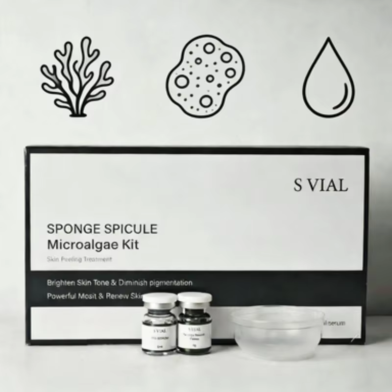 Kit de Microneedling Bio aux Spicules d'Éponge Régénération du Collagène Extrait Biologique Naturel