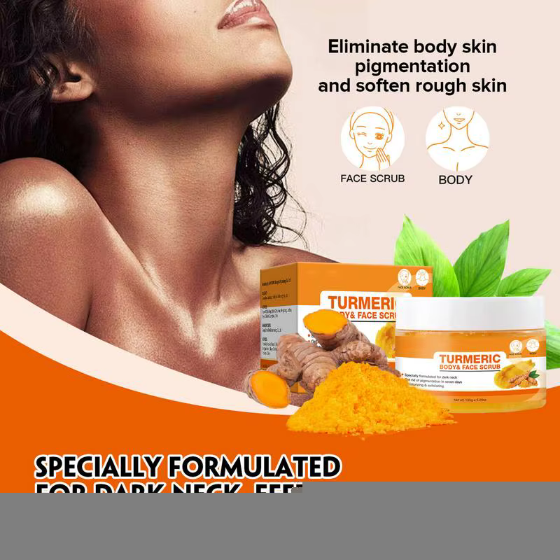 Crème éclaircissante pour le visage au curcuma