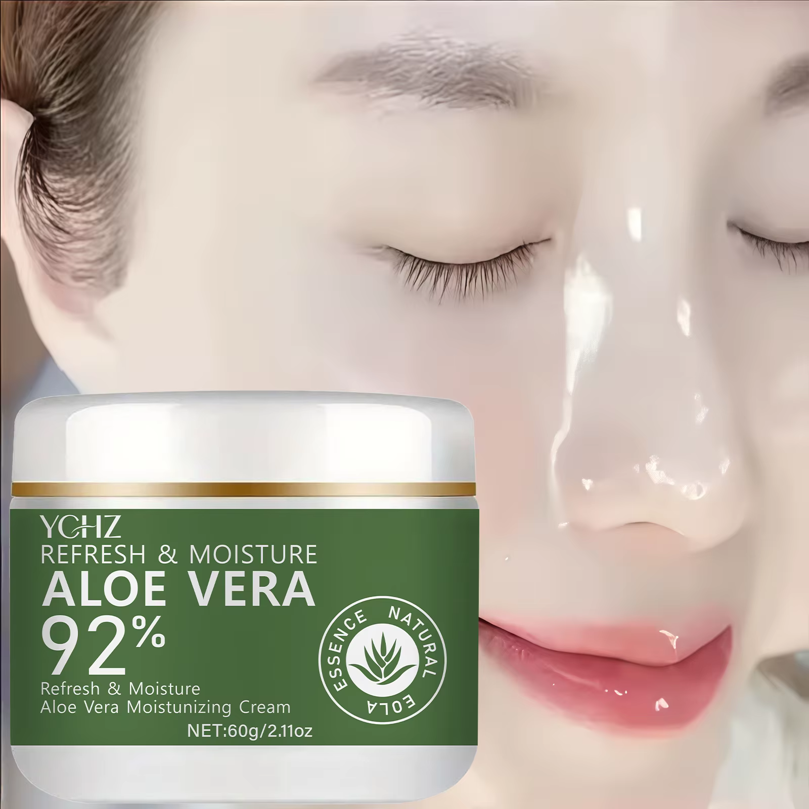 Crème à l'aloe vera à 98%