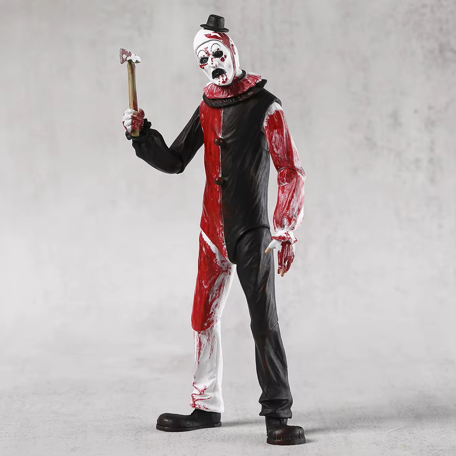 Figurine de collection Reel Terrifier Ultimate Art The Clown Blood Soaked Ver, modèle de décoration
