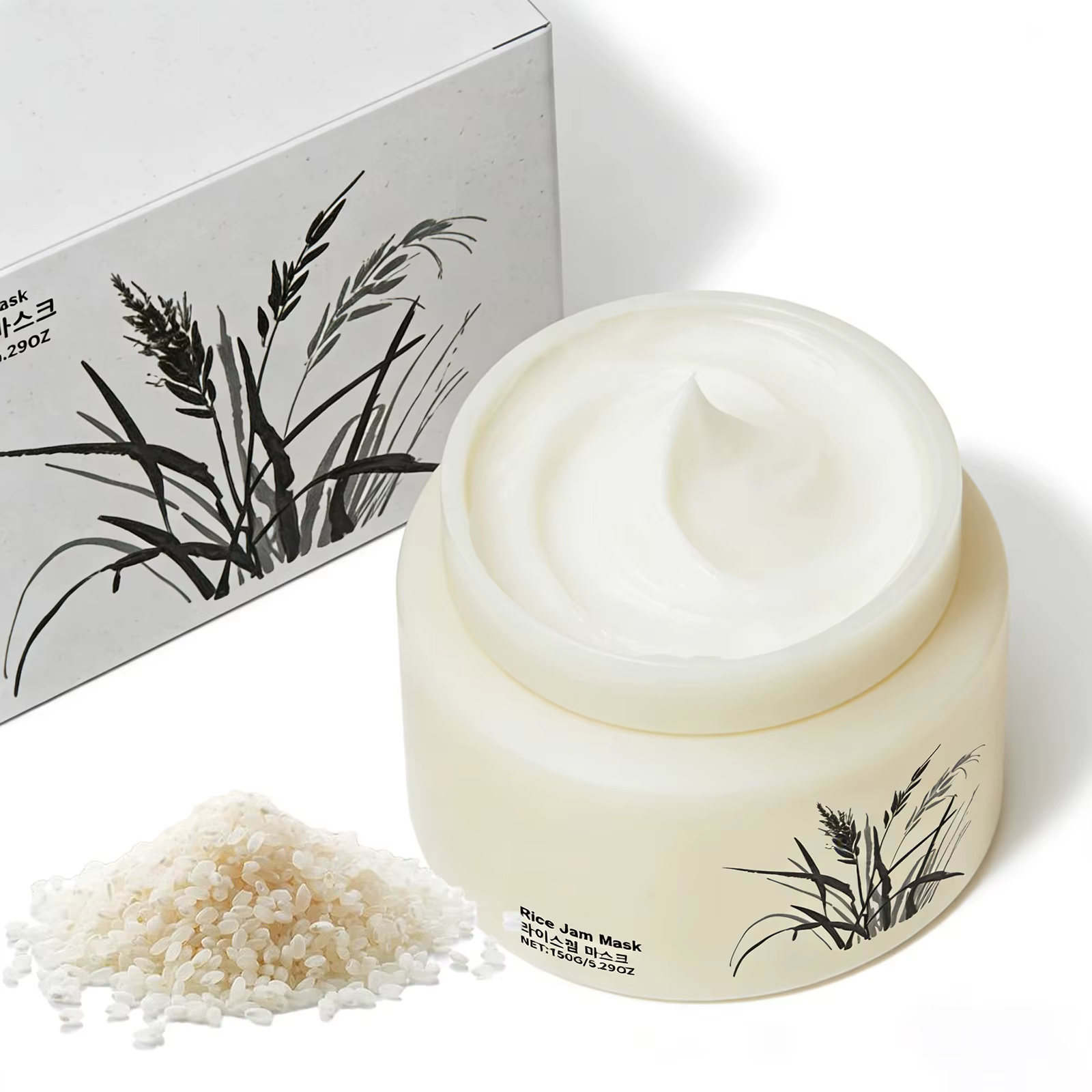 Masque coréen en confiture de riz pour un nettoyage en profondeur