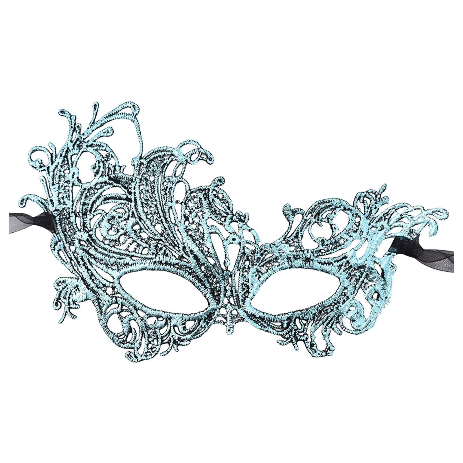 Masque pour les yeux en dentelle noire