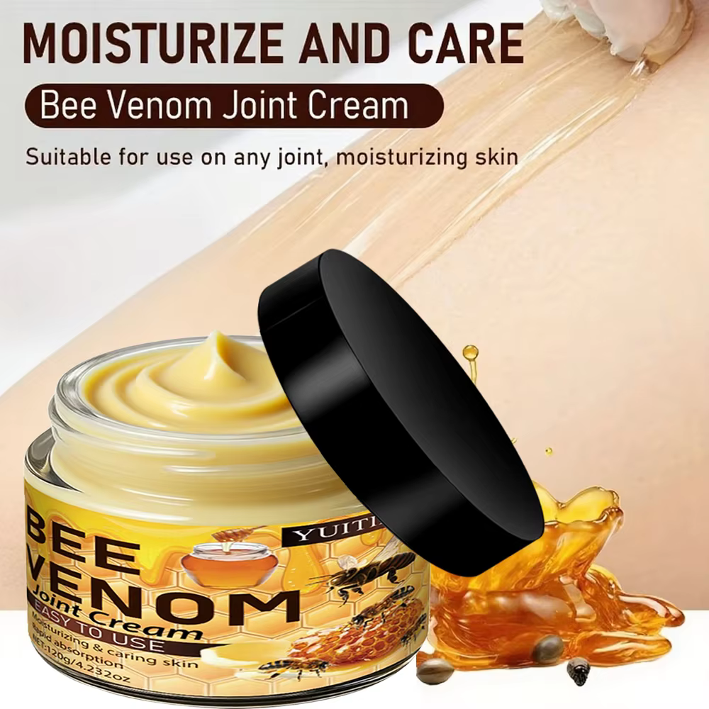 Crème articulaire au venin d'abeille 120g – Hydrate et soin pour toutes les articulations et la peau