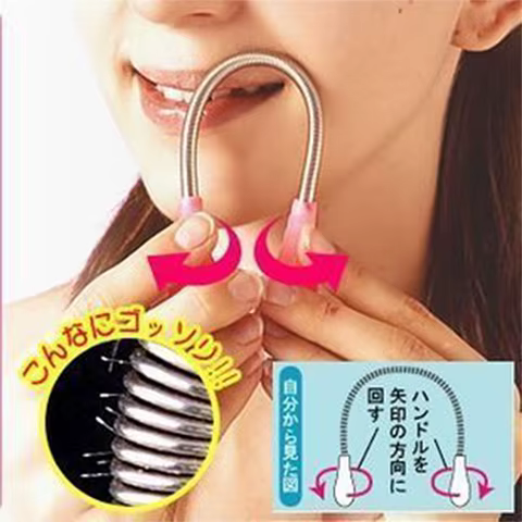 Épilateur à ressort pour visage, joues, lèvres supérieures, crème d'épilation pour femmes, rasage, filetage, outils de maquillage