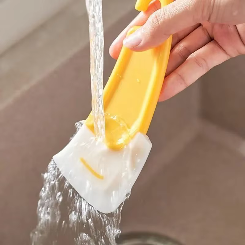 Spatule de nettoyage, grattoir de cuisine à lame souple, brosse pour nettoyer casseroles, poêles et vaisselle sale, outils de nettoyage, outil de cuisson et de pâtisserie, gadget de cuisine