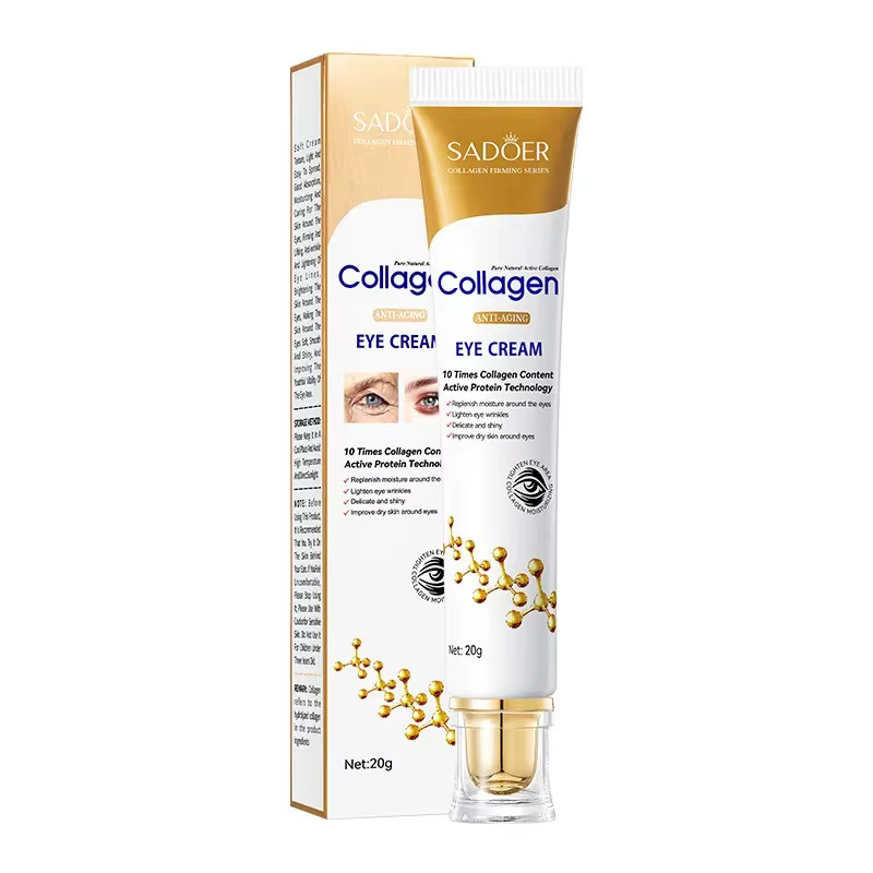 SADOER collagène crème pour les yeux soin Anti cernes sacs