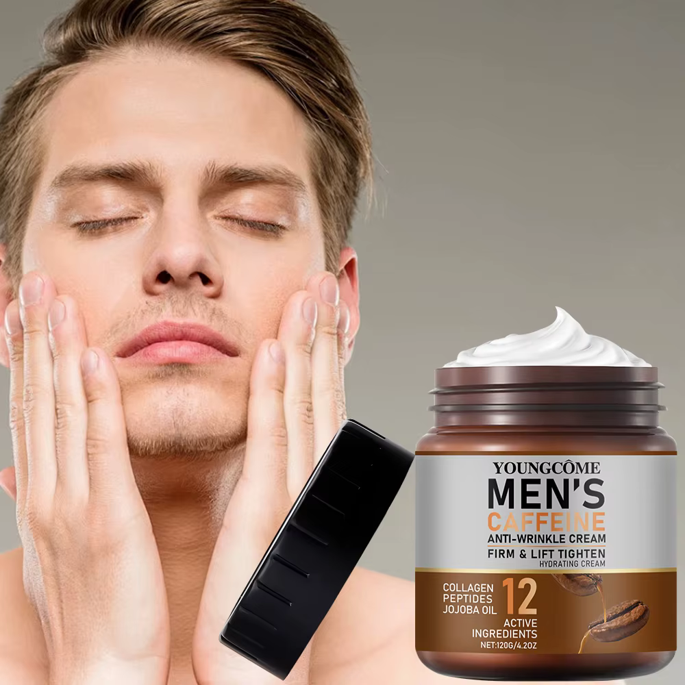 Crème Anti-rides à la caféine pour hommes