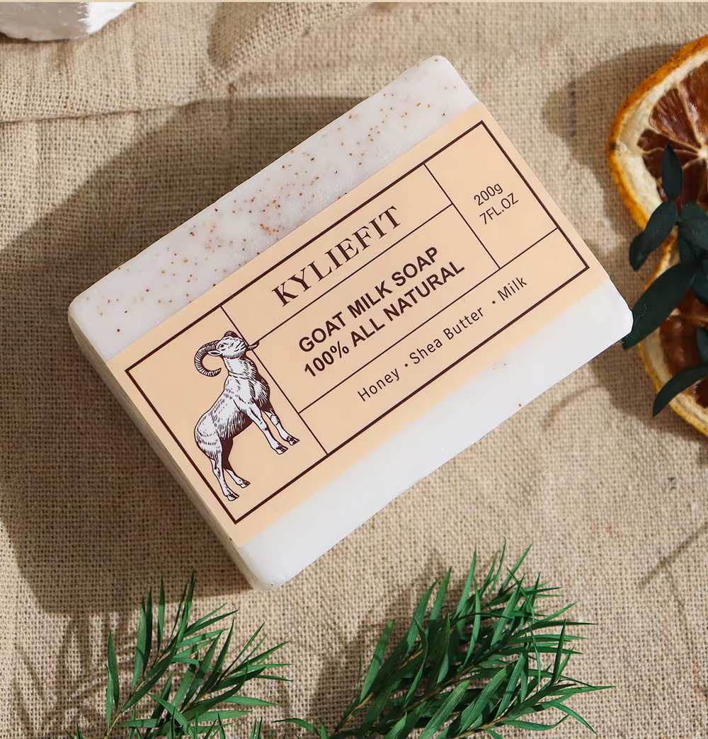 Barre de lait de chèvre bio pour tous les types de peau
