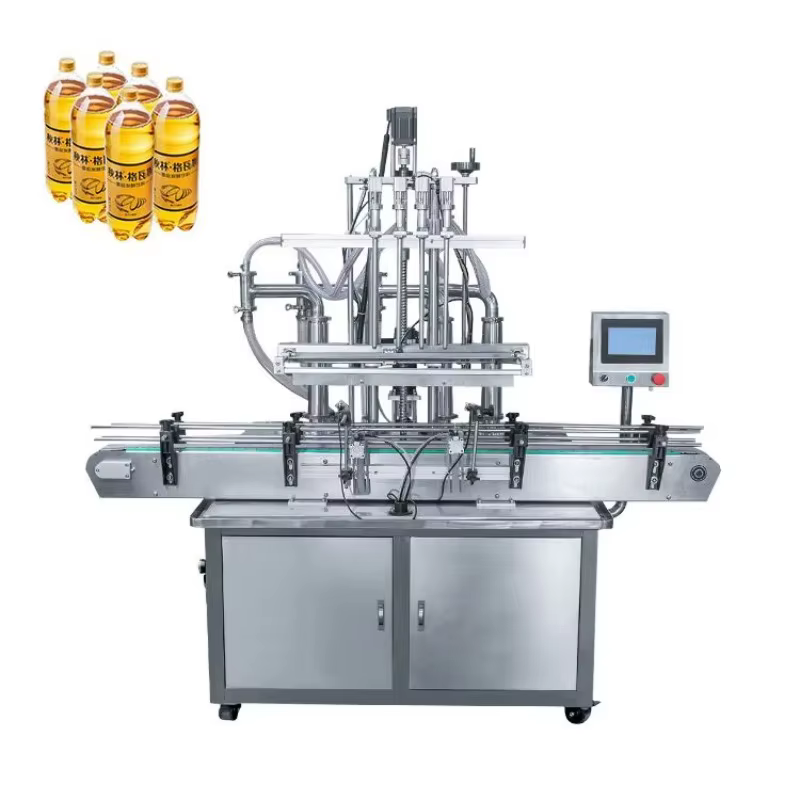 Machine de remplissage quantitative automatique de jus de lait d'eau liquide de Servo de confiture de Sauce de chili de bouteille de Ketchup de crème